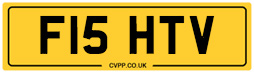 F15HTV Number Plate
